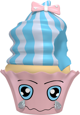 cupcake - gourmandise- alimentation - smiley émoticône émoji cartoon clipart illustration - artémotic