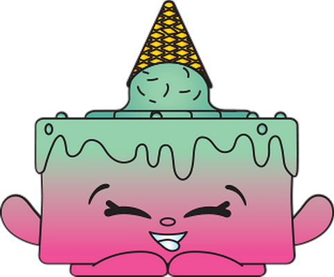 glace [Shopkins] - gourmandise- alimentation - smiley émoticône émoji cartoon clipart illustration - artémotic