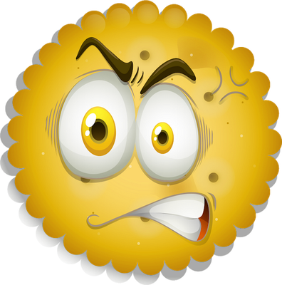 biscuit - gourmandise- alimentation - smiley émoticône émoji cartoon clipart illustration - artémotic