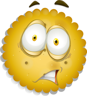 biscuit - gourmandise- alimentation - smiley émoticône émoji cartoon clipart illustration - artémotic