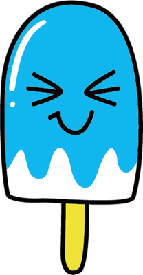 glace - gourmandise- alimentation - smiley émoticône émoji cartoon clipart illustration - artémotic