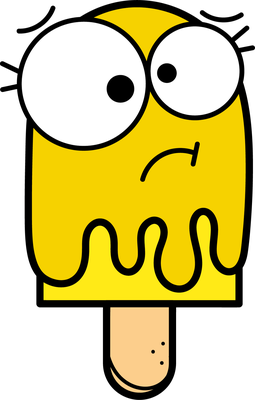 glace - gourmandise- alimentation - smiley émoticône émoji cartoon clipart illustration - artémotic