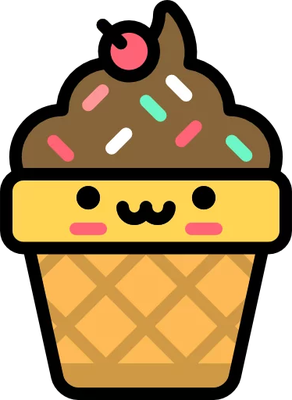 cupcake - gourmandise- alimentation - smiley émoticône émoji cartoon clipart illustration - artémotic