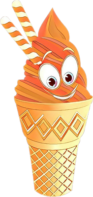 glace - gourmandise- alimentation - smiley émoticône émoji cartoon clipart illustration - artémotic