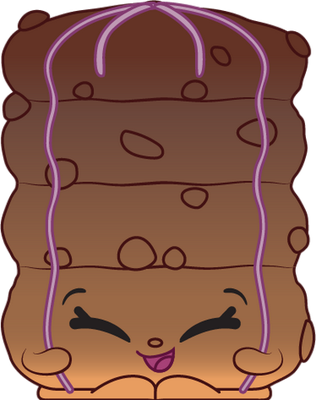 cookie [Shopkins] - gourmandise- alimentation - smiley émoticône émoji cartoon clipart illustration - artémotic