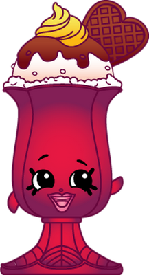 glace [Shopkins] - gourmandise- alimentation - smiley émoticône émoji cartoon clipart illustration - artémotic