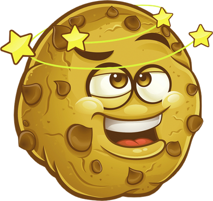 cookie - gourmandise- alimentation - smiley émoticône émoji cartoon clipart illustration - artémotic