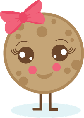 cookie - gourmandise- alimentation - smiley émoticône émoji cartoon clipart illustration - artémotic
