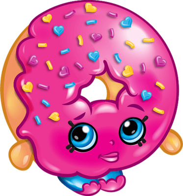 donut [Shopkins] - gourmandise- alimentation - smiley émoticône émoji cartoon clipart illustration - artémotic