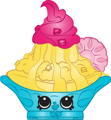 glace [Shopkins] - gourmandise- alimentation - smiley émoticône émoji cartoon clipart illustration - artémotic