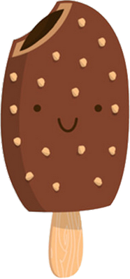 glace - gourmandise- alimentation - smiley émoticône émoji cartoon clipart illustration - artémotic