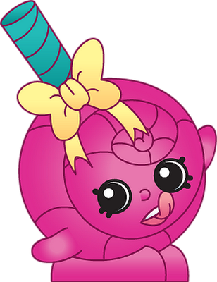 sucette [Shopkins] - gourmandise- alimentation - smiley émoticône émoji cartoon clipart illustration - artémotic