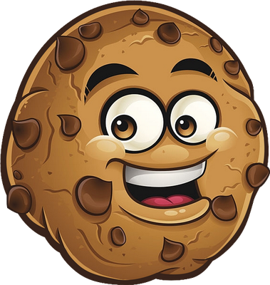 cookie - gourmandise- alimentation - smiley émoticône émoji cartoon clipart illustration - artémotic