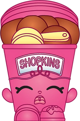 glace [Shopkins] - gourmandise- alimentation - smiley émoticône émoji cartoon clipart illustration - artémotic