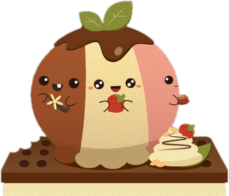 glace - gourmandise- alimentation - smiley émoticône émoji cartoon clipart illustration - artémotic