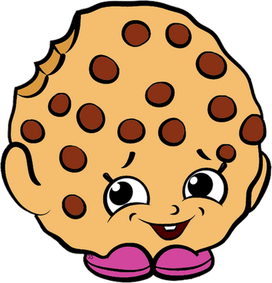 cookie [Shopkins] - gourmandise- alimentation - smiley émoticône émoji cartoon clipart illustration - artémotic