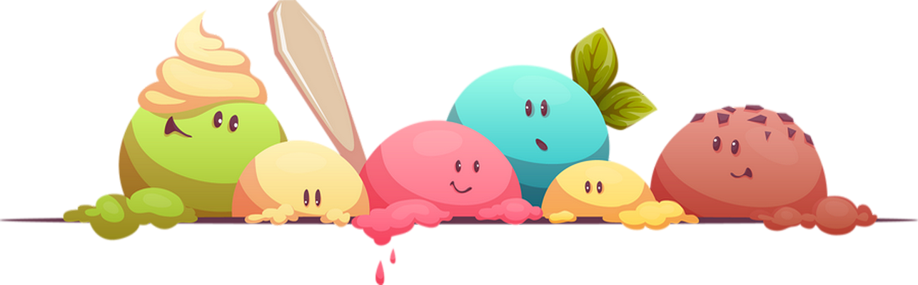 glace - gourmandise- alimentation - smiley émoticône émoji cartoon clipart illustration - artémotic