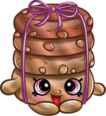 cookie [Shopkins] - gourmandise- alimentation - smiley émoticône émoji cartoon clipart illustration - artémotic