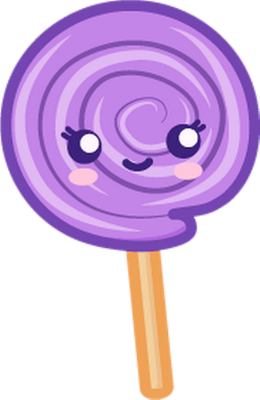 sucette - gourmandise- alimentation - smiley émoticône émoji cartoon clipart illustration - artémotic