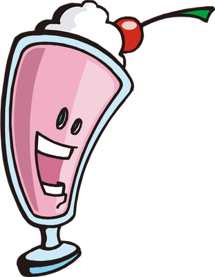 glace - gourmandise- alimentation - smiley émoticône émoji cartoon clipart illustration - artémotic