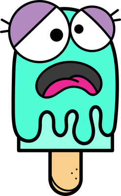 glace - gourmandise- alimentation - smiley émoticône émoji cartoon clipart illustration - artémotic