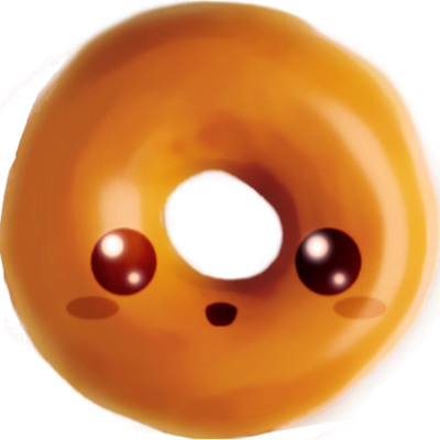 donut - gourmandise- alimentation - smiley émoticône émoji cartoon clipart illustration - artémotic