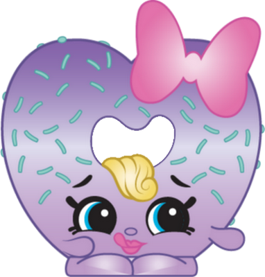 donut [Shopkins] - gourmandise- alimentation - smiley émoticône émoji cartoon clipart illustration - artémotic