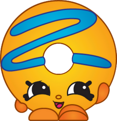 donut [Shopkins] - gourmandise- alimentation - smiley émoticône émoji cartoon clipart illustration - artémotic