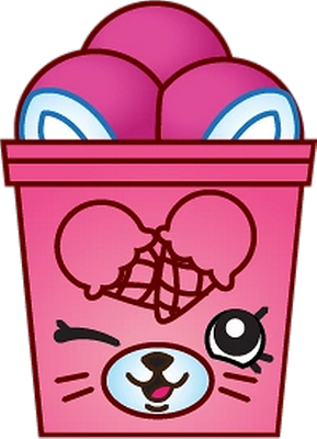 glace [Shopkins] - gourmandise- alimentation - smiley émoticône émoji cartoon clipart illustration - artémotic