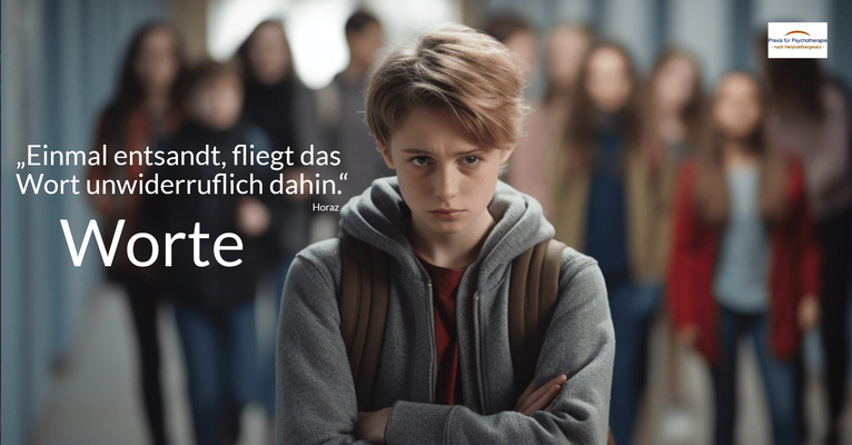Worte - „Einmal entsandt, fliegt das Wort unwiderruflich dahin.“ (Horaz)
