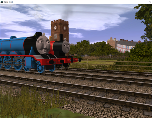 Gordon is looking for the Engineer to repair all the semaphores on Sodor.