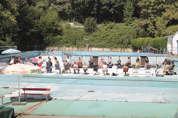 FUTURE NOW FESTIVAL  2020 Diskursfrühstück / Future Now @ Freibad Mirke. (c) Betty Schiel