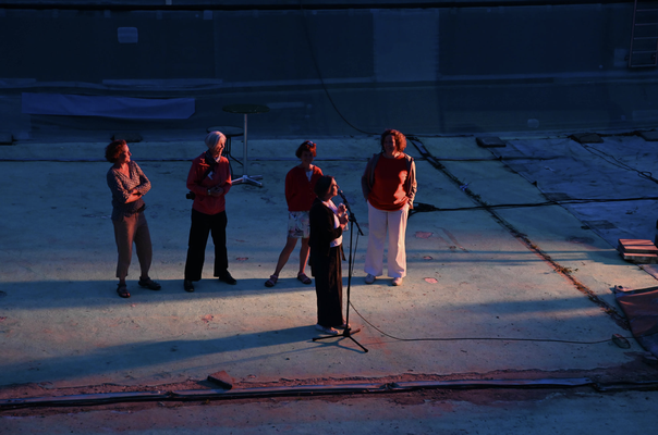 FUTURE NOW FESTIVAL 2020 Team @ Freibad Mirke. (c) Lisa Domin & Nadine Decker
