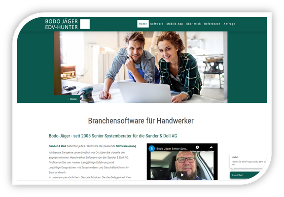 EDV-Hunter Bodo Jäger - Branchensoftware für Handwerker