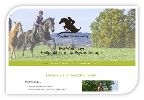 Eva Weinmayr angstfrei Reitercoaching