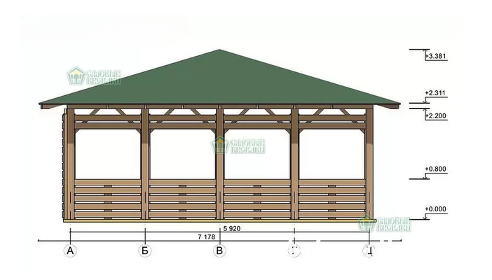 gazebo en bois gazebo terrasse pergola en bois fait maison , fabricant pergola 