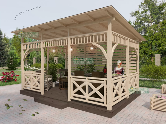 gazebo en bois gazebo terrasse pergola en bois fait maison , fabricant pergola 