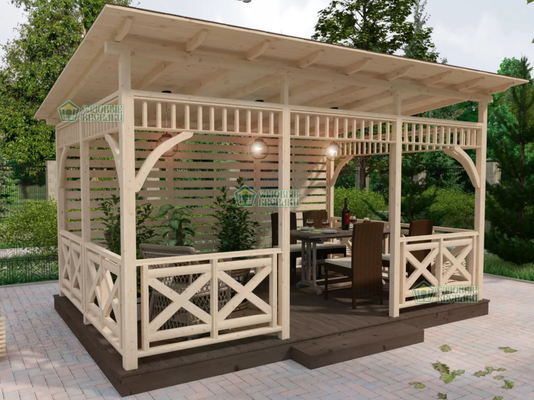 gazebo en bois gazebo terrasse pergola en bois fait maison , fabricant pergola 