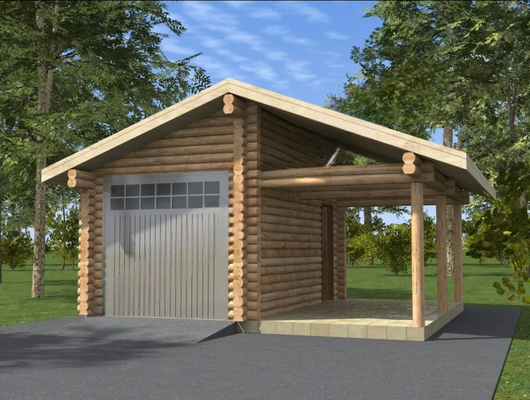 Construction garage plan garage