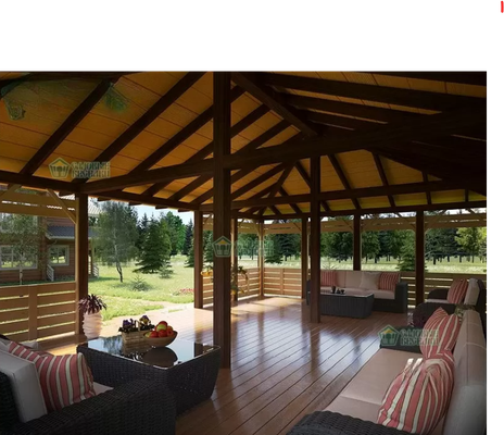 gazebo en bois gazebo terrasse pergola en bois fait maison , fabricant pergola 