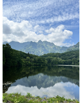戸隠鏡池