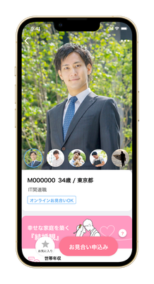 IBJシステムの男性プロフィールのイメージ