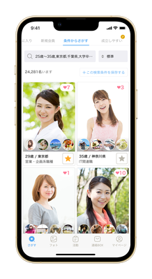 IBJシステムの女性会員のイメージ