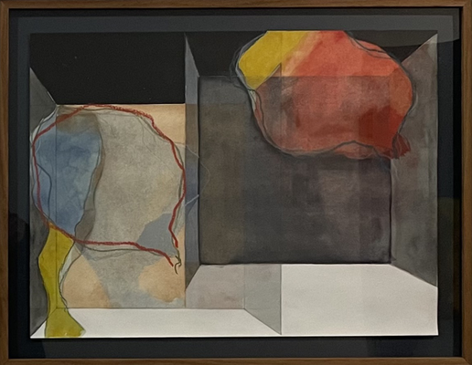 Plec_01 . aquarel·la, guasch i ceres . 56x43 cm.
