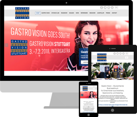 Jimdo Webdesign Gastro Vision