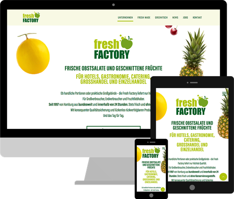 Jimdo Webdesign Fresh Factory