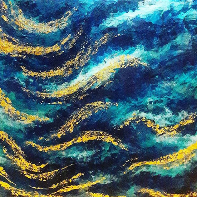 Break free - Acryl auf Leinwand - 80x80cm