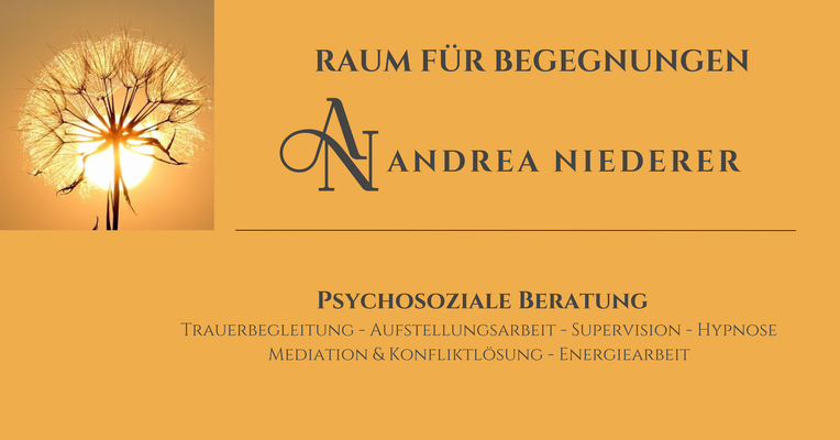 Logo von Andrea in orange
