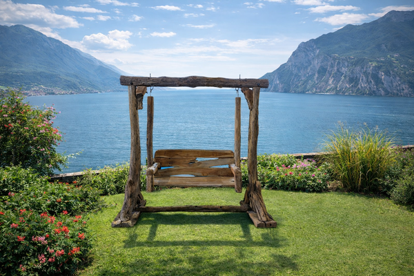Dondolo in legno