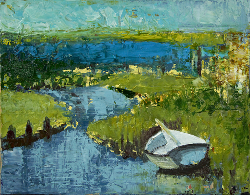Bild No. I  -  "Sommer"  -  35 x 44cm